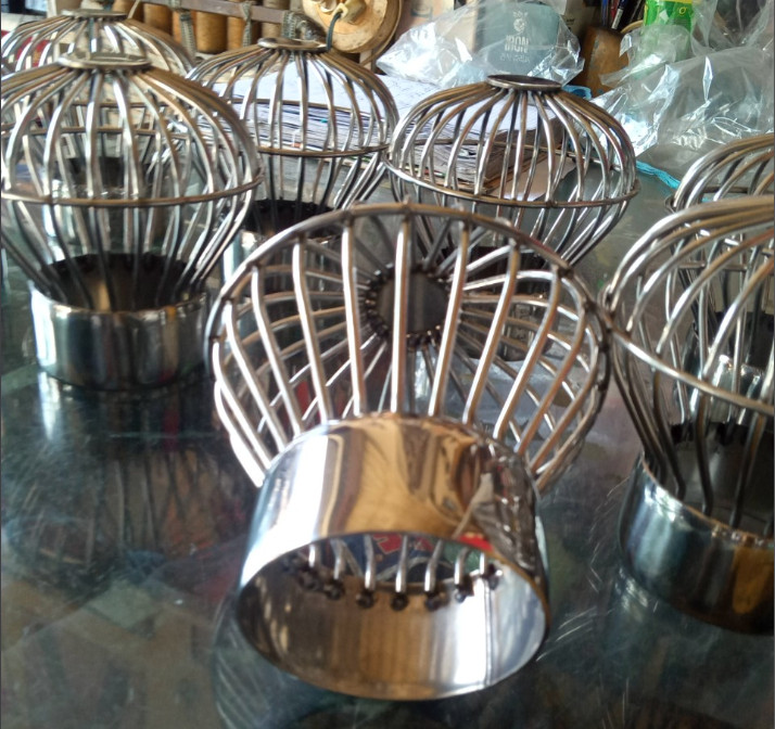 Quả cầu chắn rác inox 304 DN80 dùng cho ống phi 90