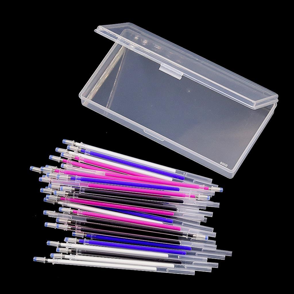 120Pcs Erase Pens Erasable Fabric Refills Marking Pens Mixed Color