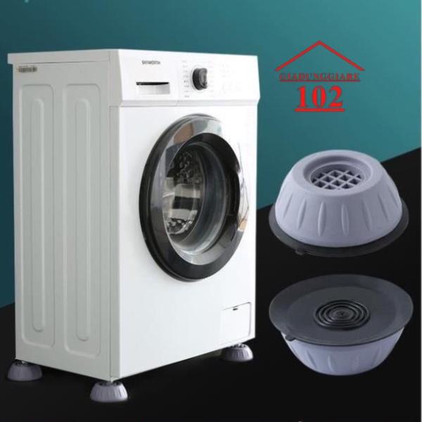 Bộ 4 Miếng Đệm Cao Su Chống Rung Máy Giặt,Đế Chống Ồn Máy Giặt,Chân Đỡ Đa Năng Tủ Lạnh