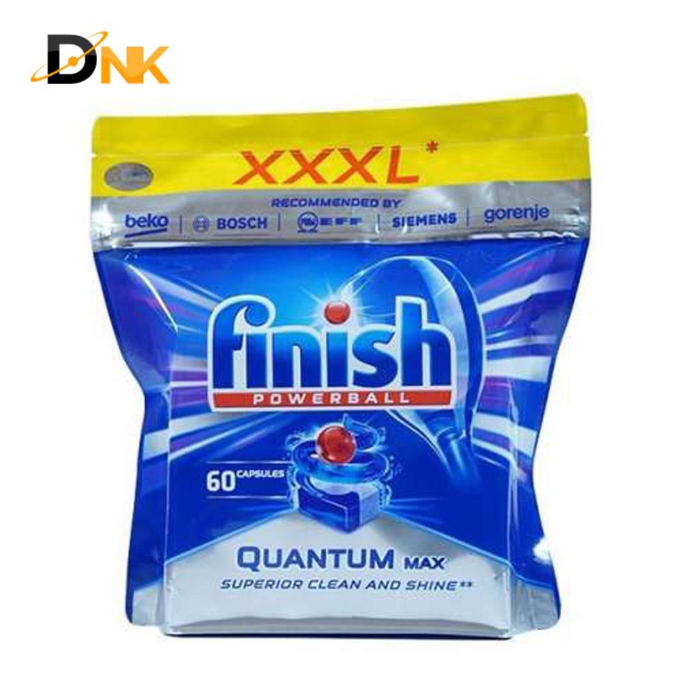 Viên rửa bát Finish Quantum max 36 viên - 60 viên (lemon / apple &amp; lime) - CAM KẾT HÀNG NHẬP KHẨU CHÍNH HÃNG BỞI DNK