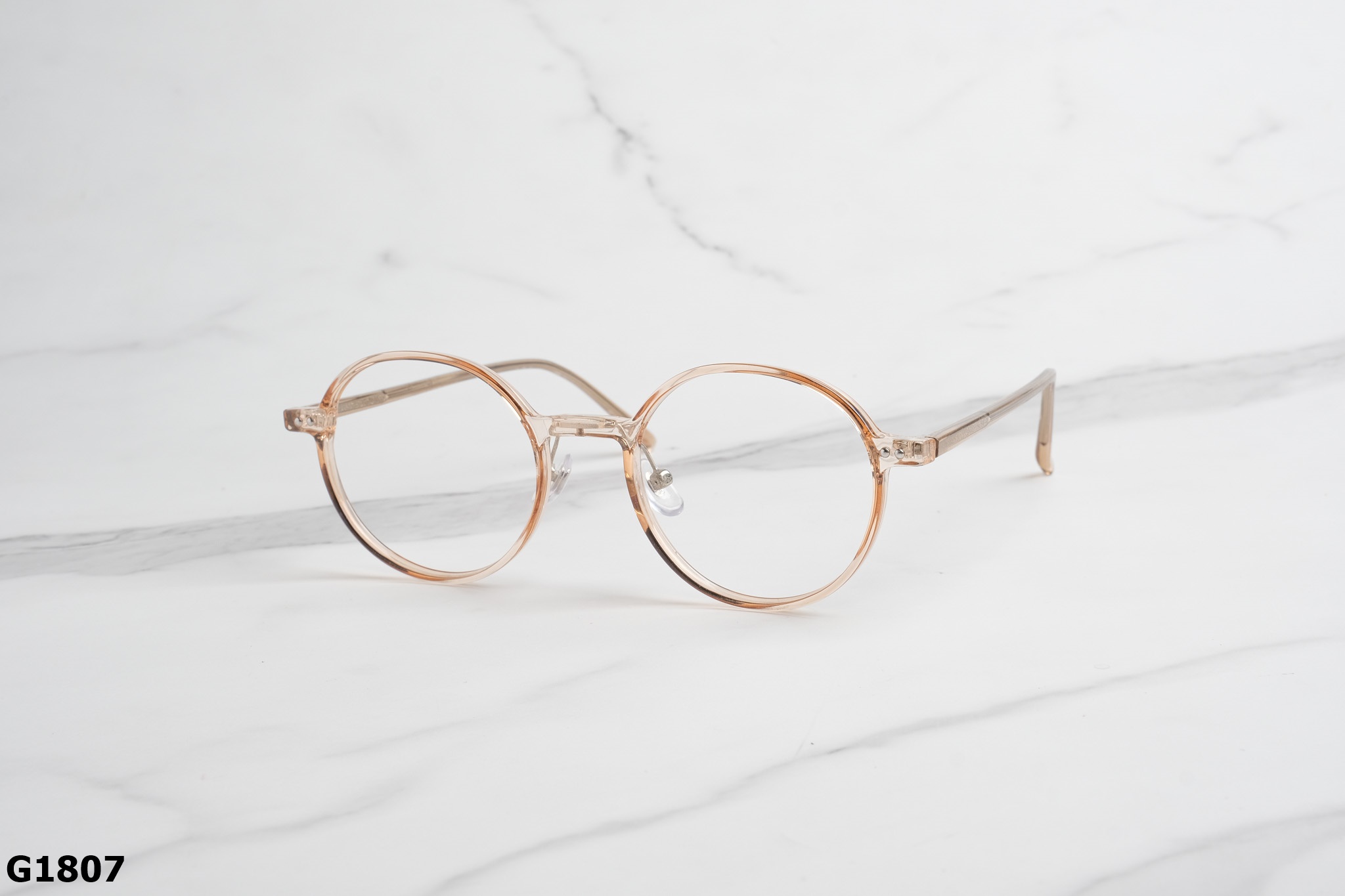 Gọng Kính Cận Dáng Tròn Ngố Thời Trang Unisex G1807