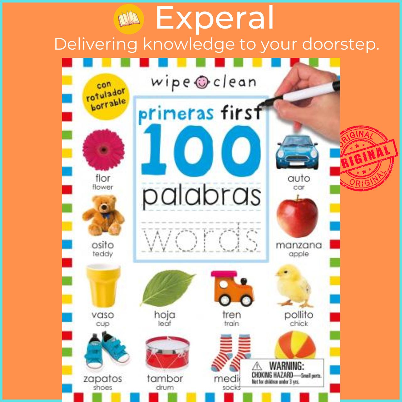 Sách - Wipe Clean: First 100 Words Bilingual by Roger Priddy