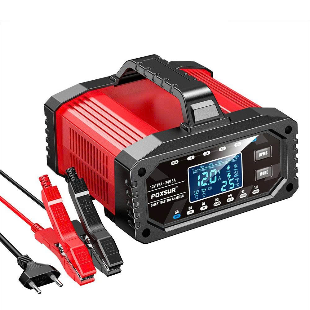 Máy Sạc Ắc Quy Foxsur Thế Hệ Mới 250AH – Sạc Nhanh, Siêu Bền, Khử Sunfat Tự Động