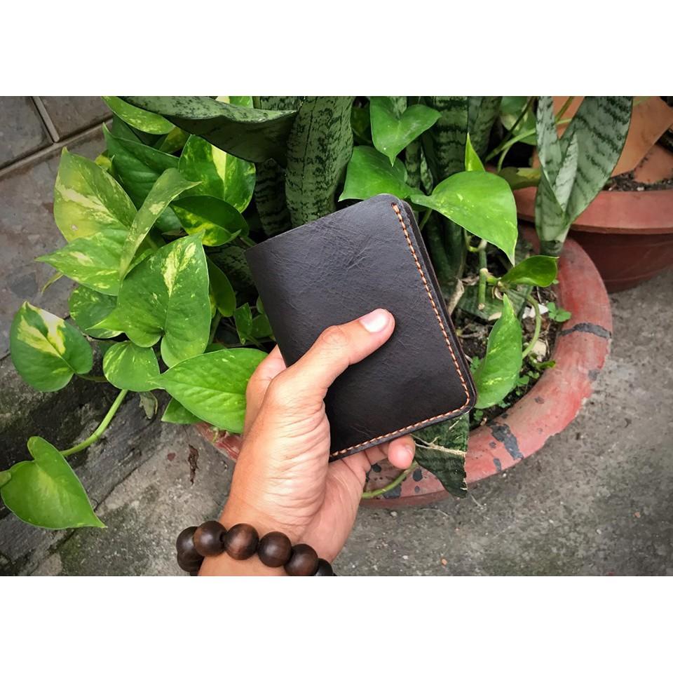 [HÀNG CAO CẤP] Ví đứng nhỏ gọn - Ví da nam khắc tên chọn da theo yêu cầu[DA THẬT - THỦ CÔNG TINH XẢO]