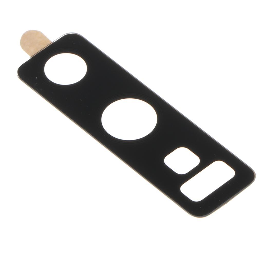 2-7pack Back Camera Glass Lens Replacement + Adhesive for Note 9 Black