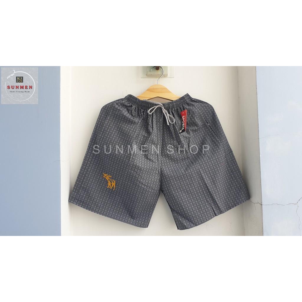 Quần Đùi Nam Kate Caro Ngắn Trung Niên Mặc Nhà SUNMEN Size Từ 50kg - 85kg
