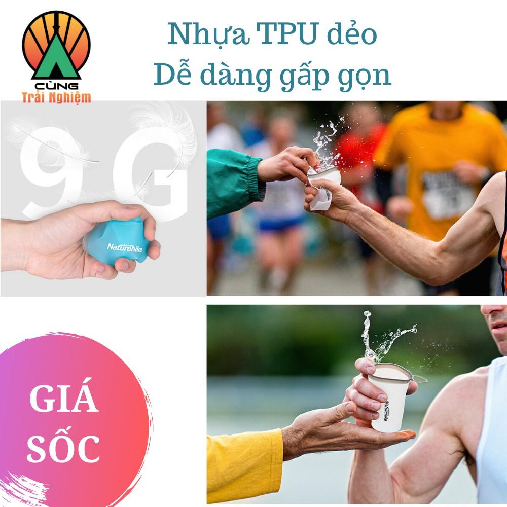 Cốc Mềm Uống Nước Kháng Khuẩn Gấp Gọn cho Du Lịch Dã Ngoại Chạy Tiếp Sức Marathon NatureHike NH20SJ020