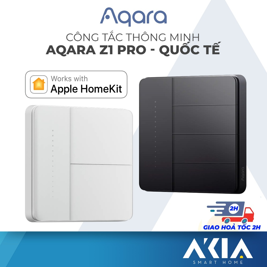 Công tắc thông minh Aqara Z1 Pro - Thanh cảm ứng Dimmer Đèn/Rèm, Lực nhấn nhẹ, tương thích HomeKit - HÀNG CHÍNH HÃNG