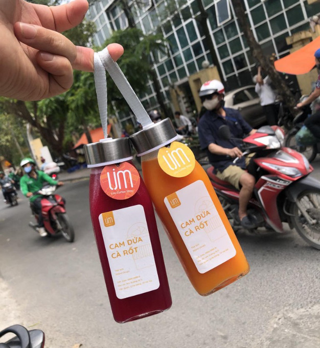 Chai Thủy Tinh Vuông 350ml nắp Nhôm