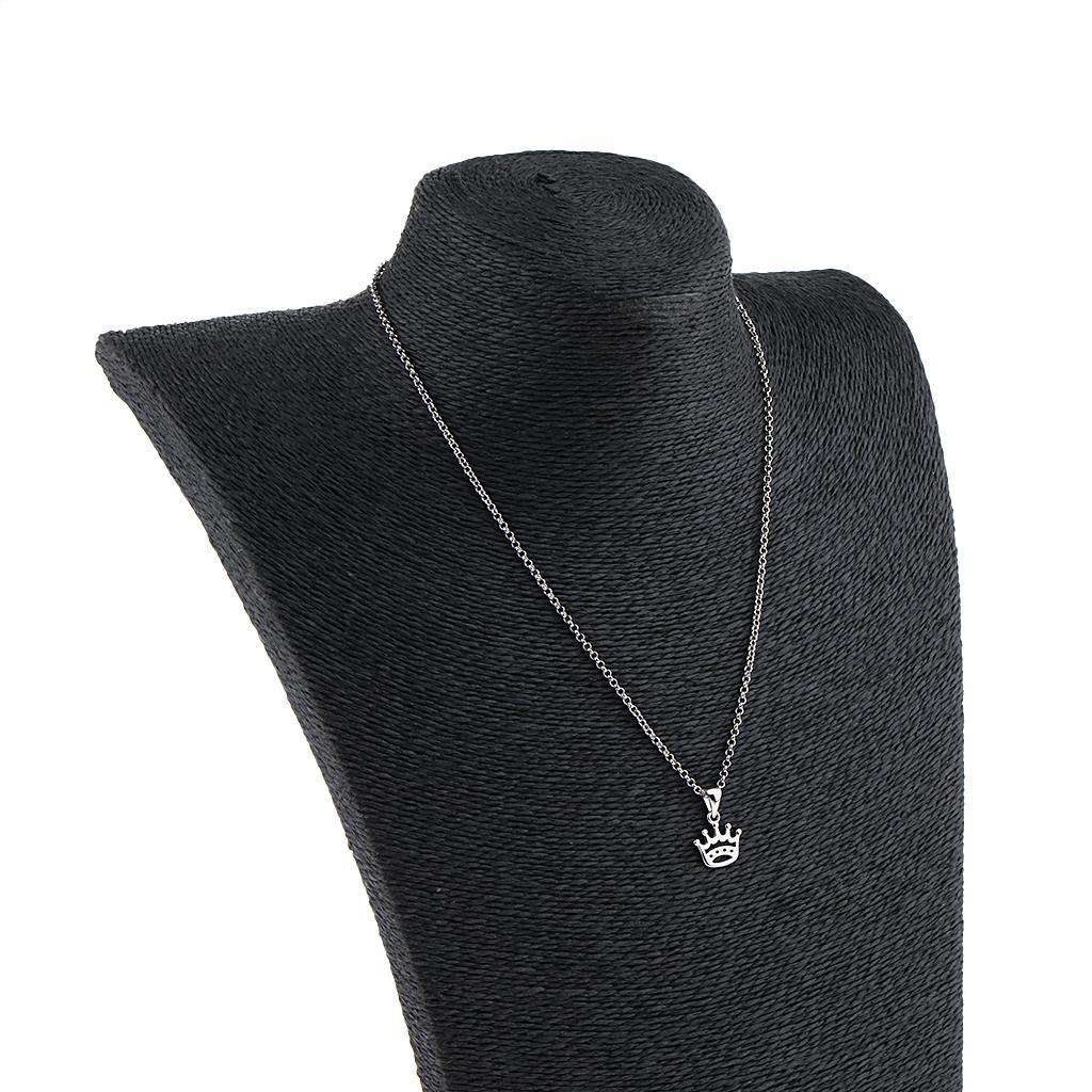 Fashion Women   Crown Tiara Pendant Necklaces Gifts