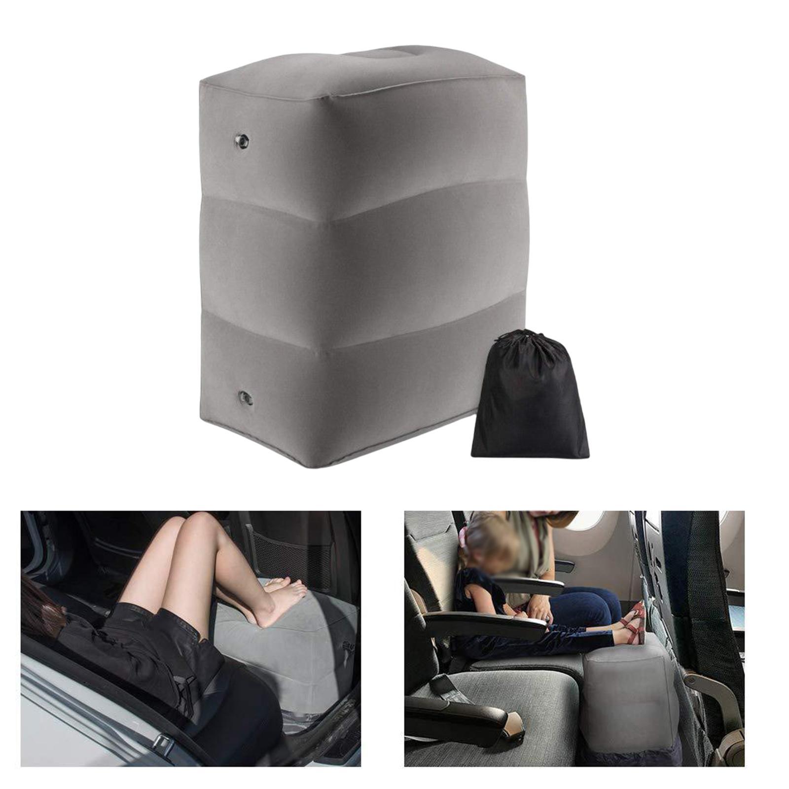 Foldable Inflatable Footrest Pillow Rest Pillow for Picnic Camping Home