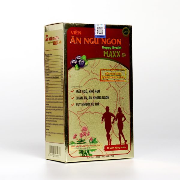 Viên ăn ngủ ngon Happy Health Maxx New 30 viên