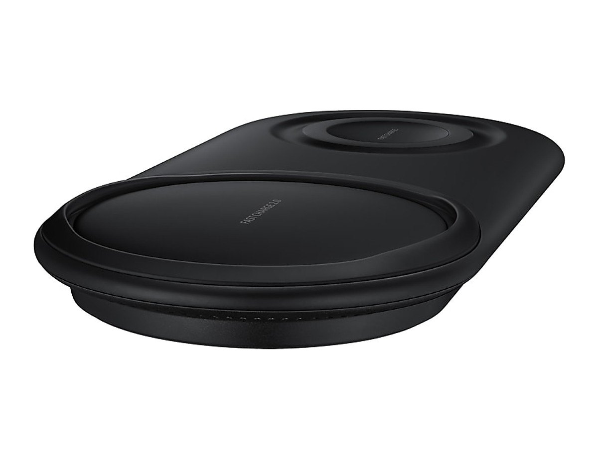 Combo Củ Sạc Và Đế Sạc Đôi Không Dây Wireless Charger Duo Pad (2019) Cho Samsung Tặng Kèm 1 Popsocket Xịn