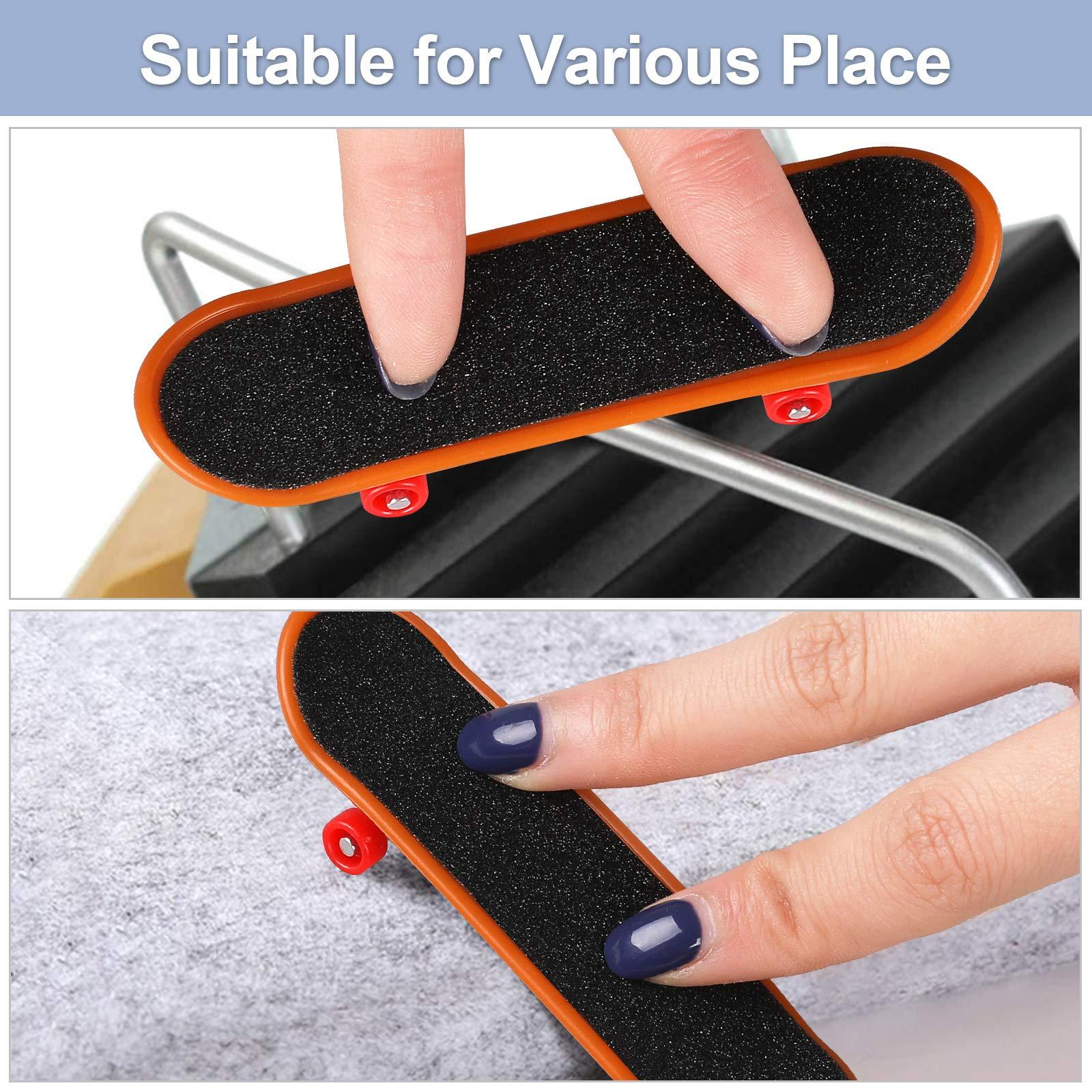 Skateboard ngón tay 10 % Chuyên nghiệp Mini Fingerboards Skate Park Đồ chơi cho trẻ em hoặc trang trí ván trượt ngón tay