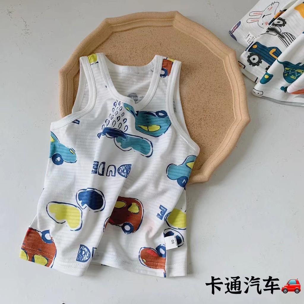 Áo Ba Lỗ Sợi Tre nhiều mẫu cho bé trai và gái hàng quảng châu size 90-130