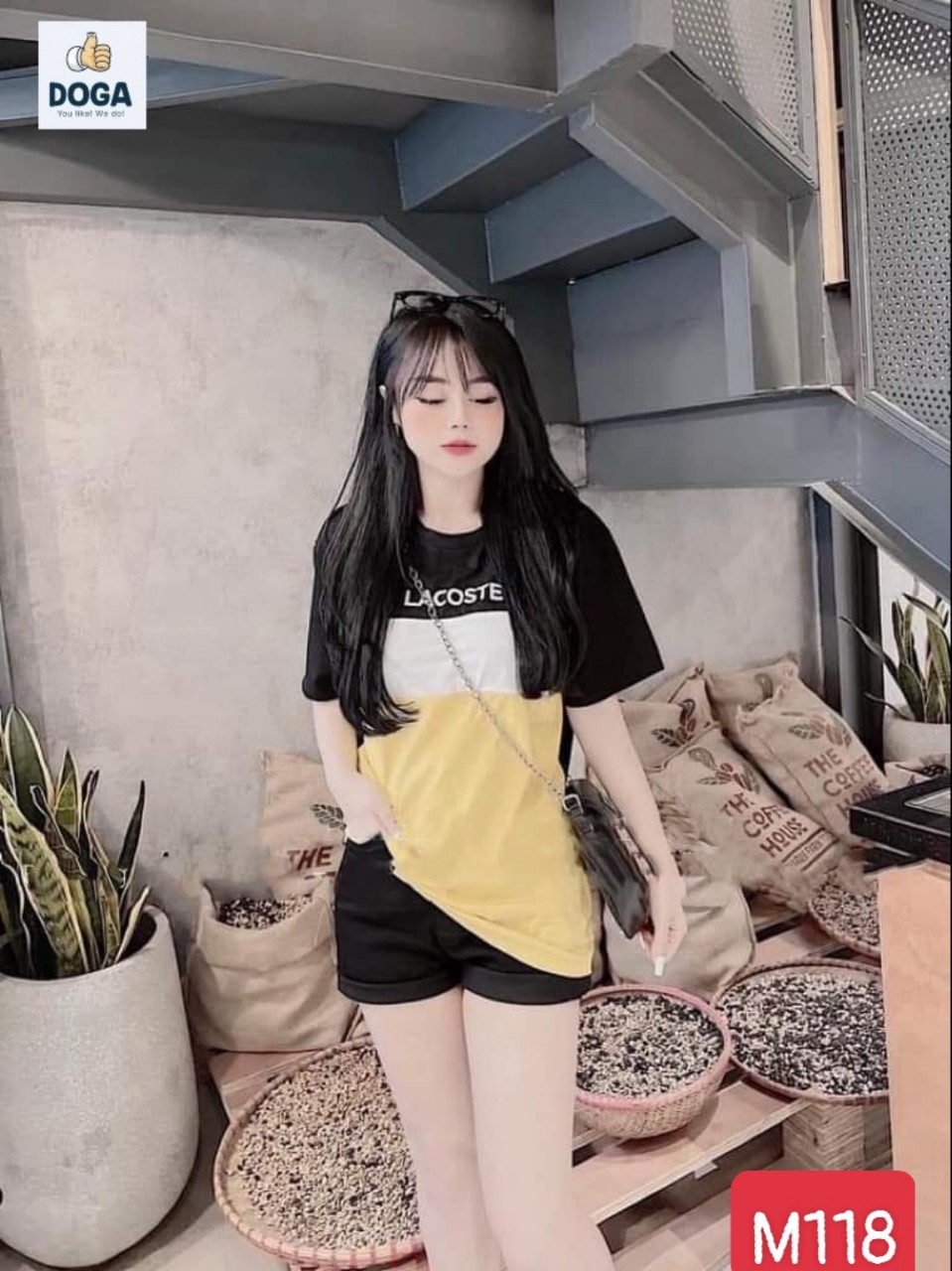 Áo Thun Unisex DOGA M118 Form Rộng Tay Lỡ Mix Nhiều Màu Năng Động Trẻ Trung