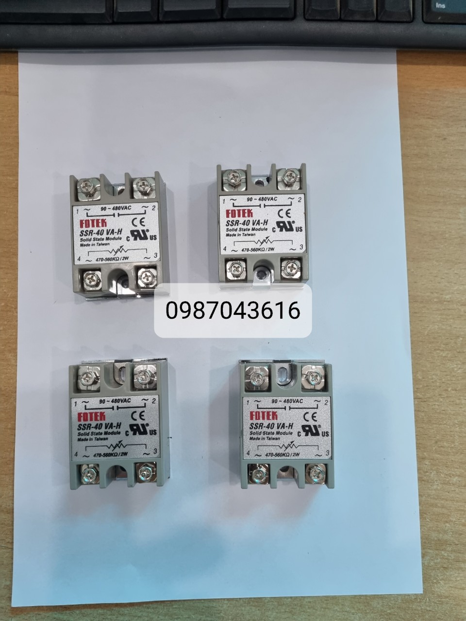 Rơ le bán dẫn Fotek SSR 40AA-H, 40VA-H, 40DA-H