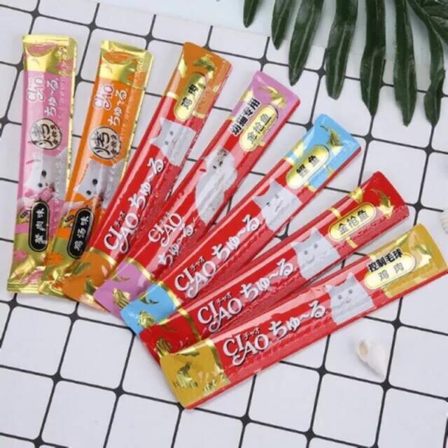 Pate Mèo Ciao (Set 5 Gói Mix Vị) Giúp Ổn Định Tiêu Hóa, Giảm Mùi Hôi Miệng, Chất Thải - Haimin Petshop