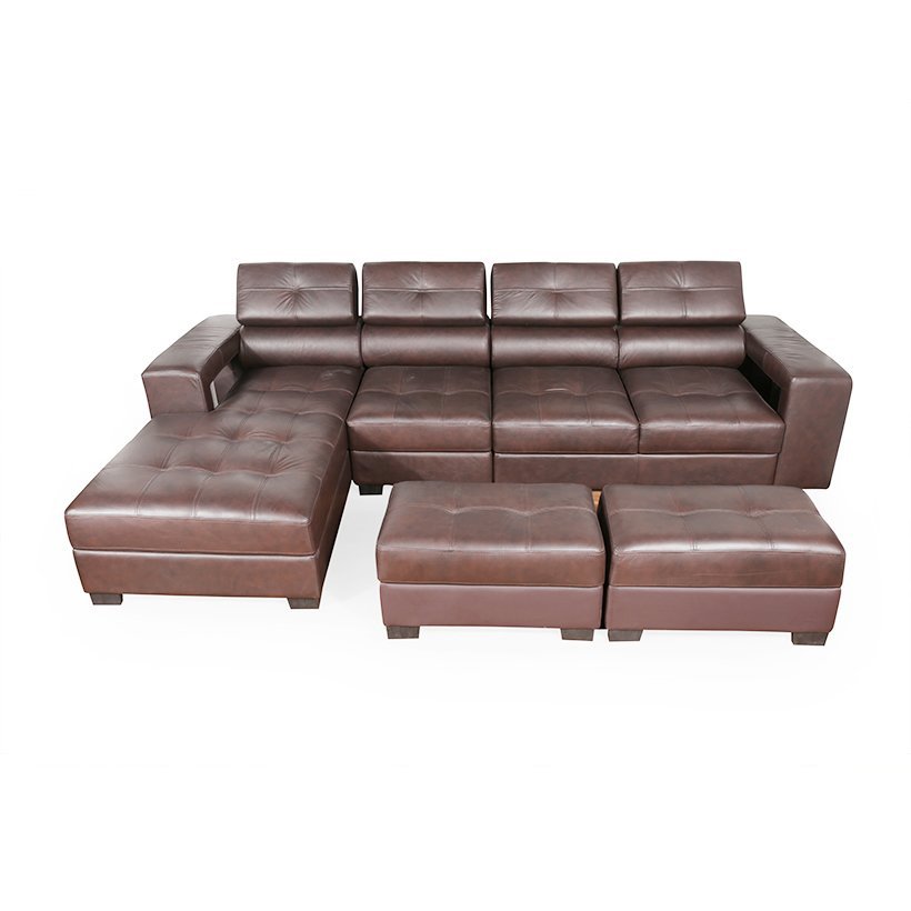 Sofa 468 Da Màu Juno Sofa N01 320 x 190 cm (Nâu)