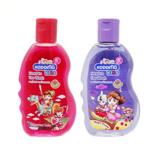 Dầu Tắm Gội Kodomo toàn thân chai 100ml cho bé từ 6 tuổi