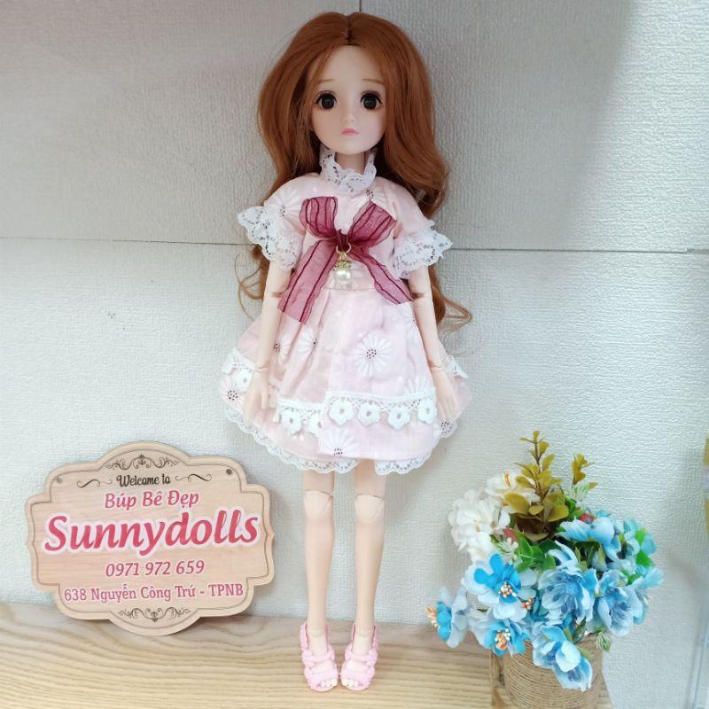 Búp Bê BJD 1/5 - 36cm Cơ Thể 21 Khớp Tóc Dài và Dày