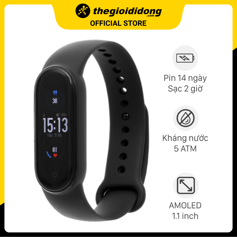 Vòng Đeo Tay Xiaomi Mi Band 5 - Hàng chính hãng