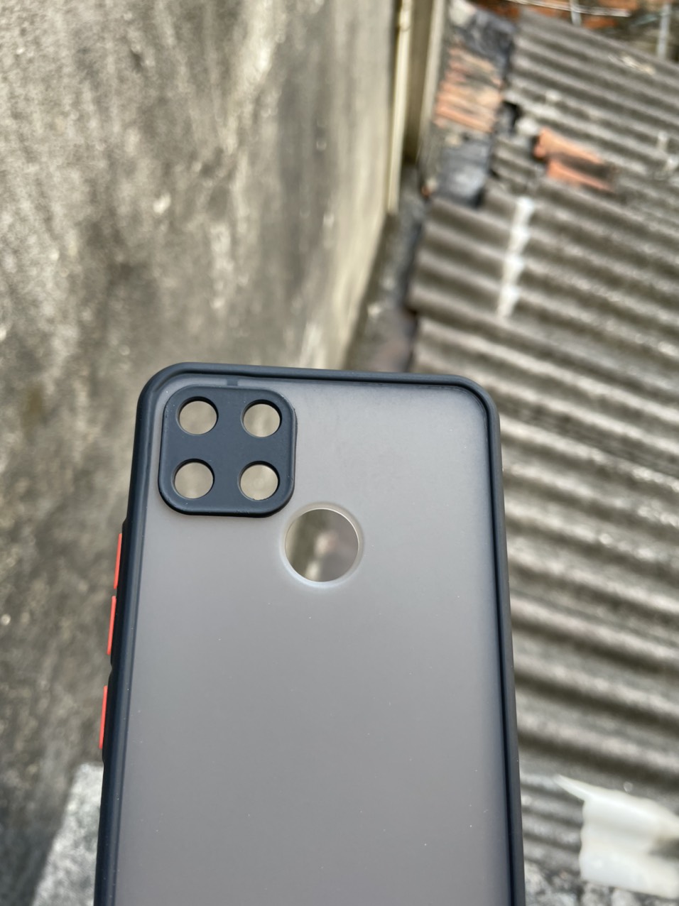 Ốp lưng nhám mờ cho Realme C12 , Realme C25 chống sốc, bảo vệ Camera