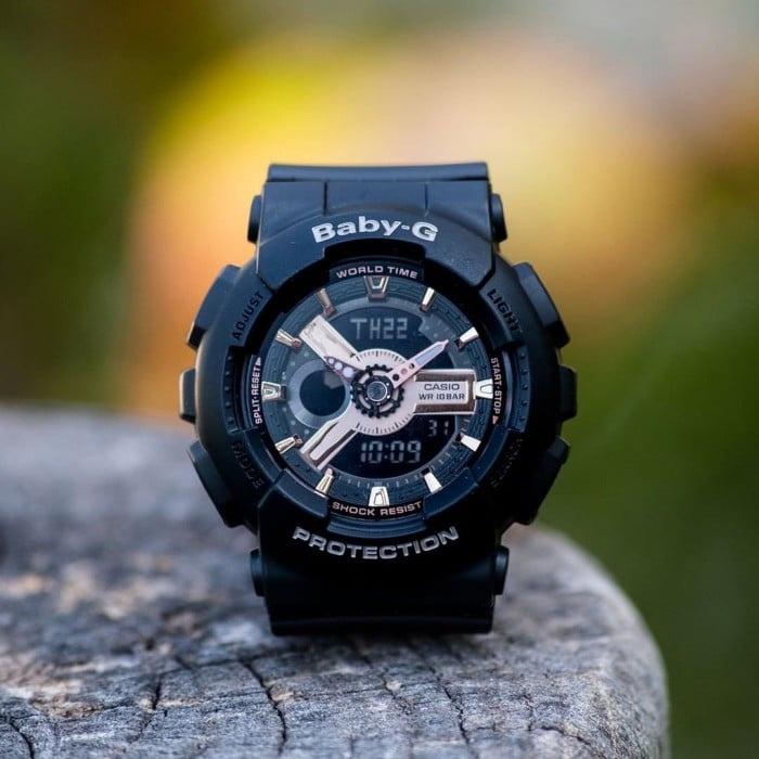 Đồng Hồ Nữ Dây Nhựa Casio Baby-G BA-110RG-1ADR Chính Hãng - BA-110RG-1A
