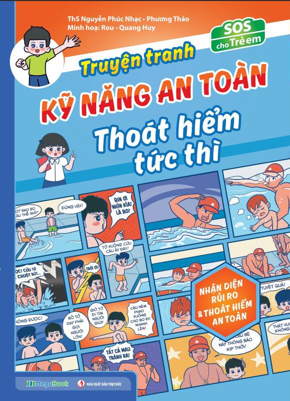 Sách - SOS Cho Trẻ Em - Truyện Tranh Kỹ Năng An Toàn Thoát Hiểm Tức Thì - Nhận Diện Rủi Ro Và Thoát Hiểm An Toàn