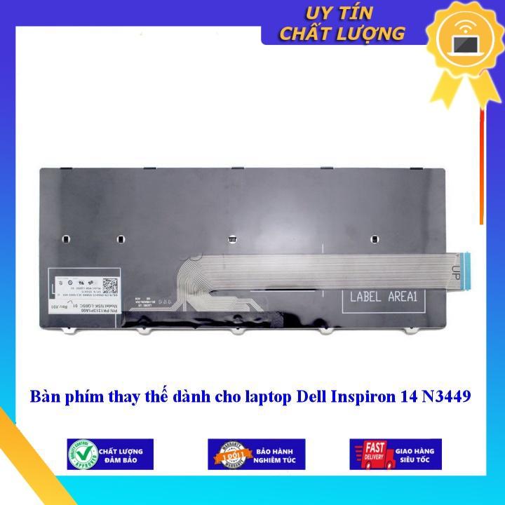Bàn phím dùng cho laptop Dell Inspiron 14 N3449  - Hàng Nhập Khẩu New Seal