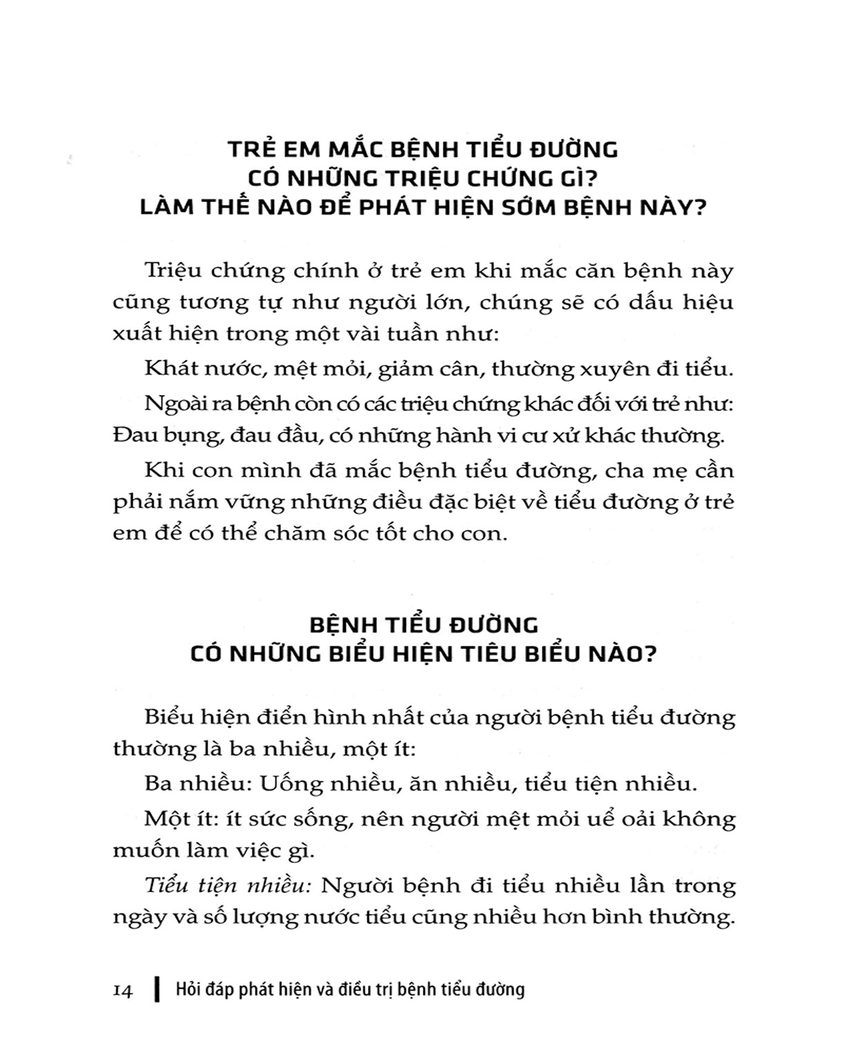 Hỏi - Đáp Phát Hiện Và Điều Tr.ị Bệnh Tiểu Đường