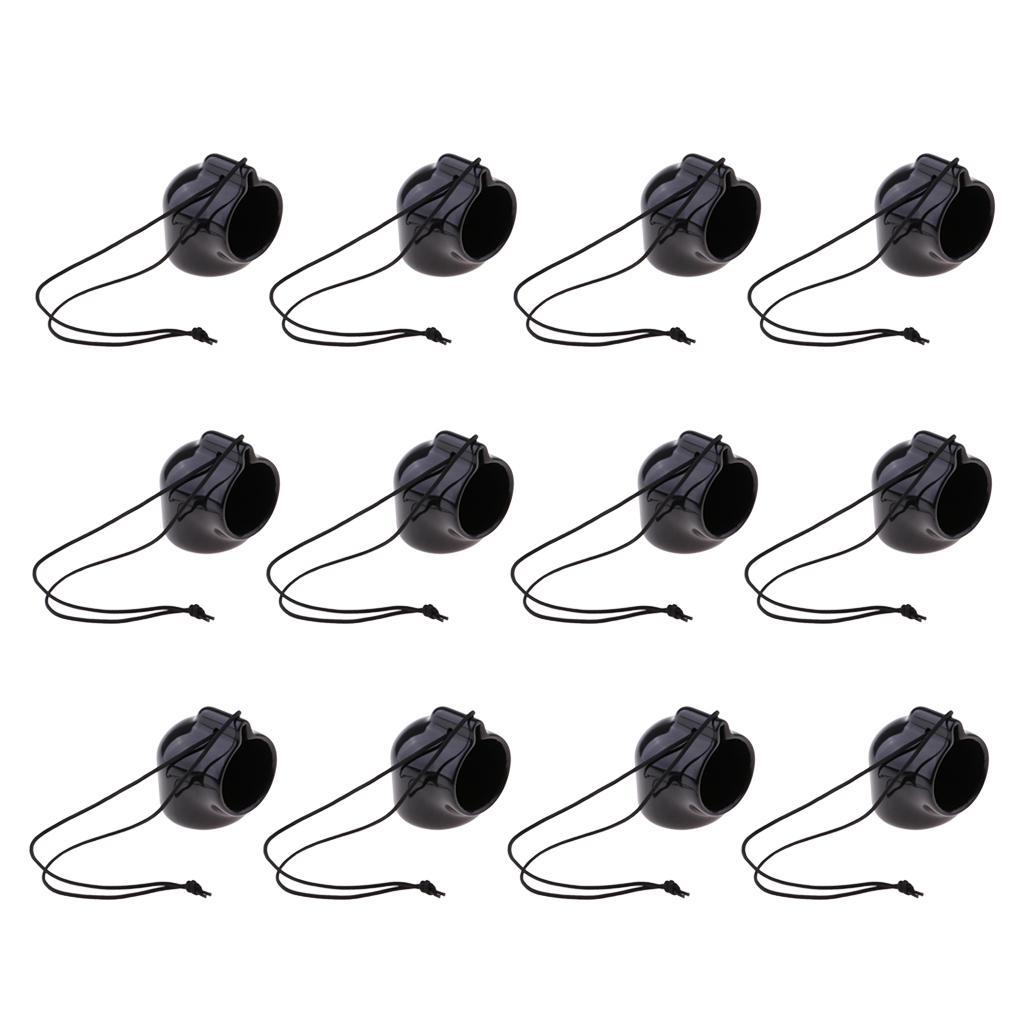 12x Scuba Diving Dive Tank Yoke Valve Threaded Dust Plug, Protection Cover