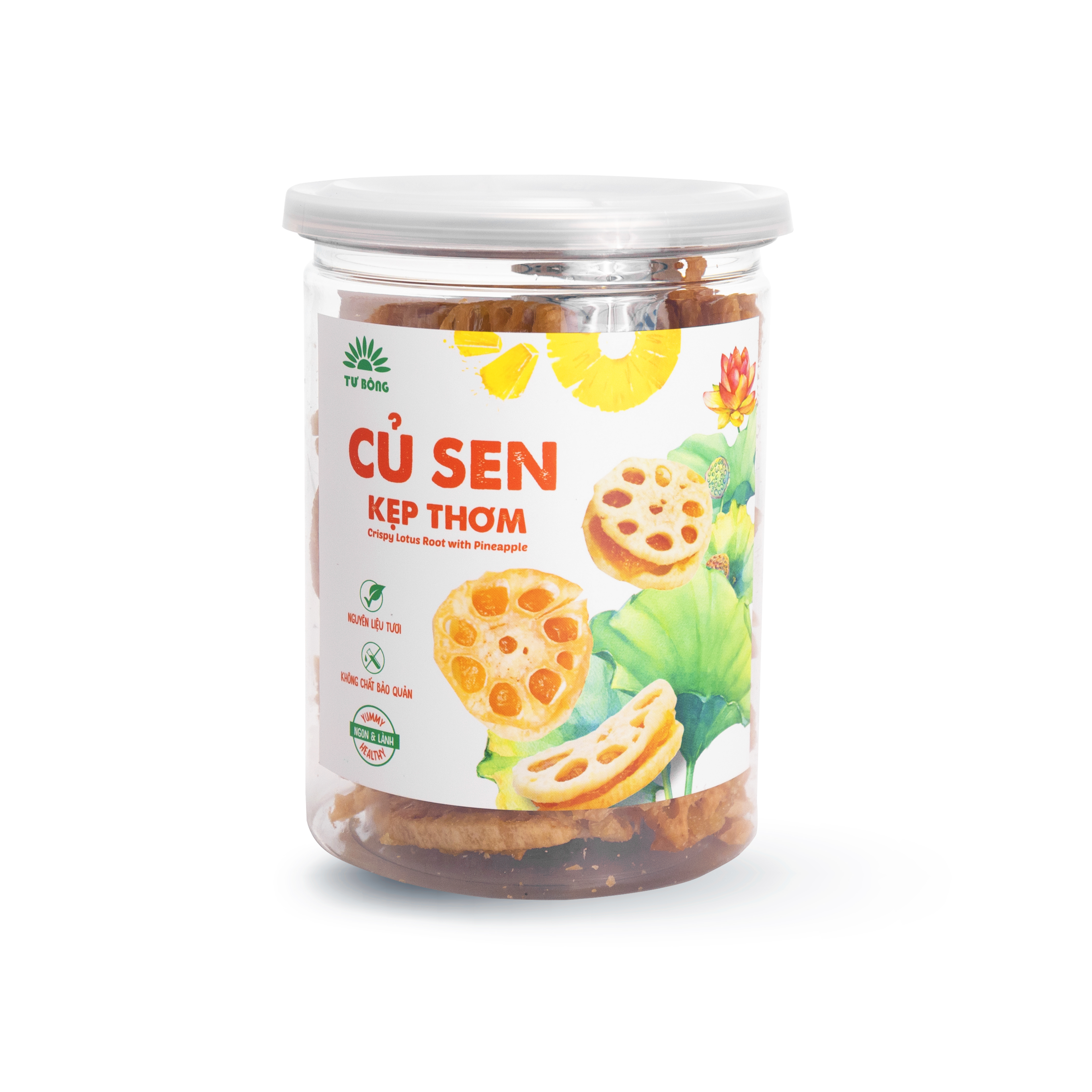 Củ sen kẹp thơm Tây Cát 140g