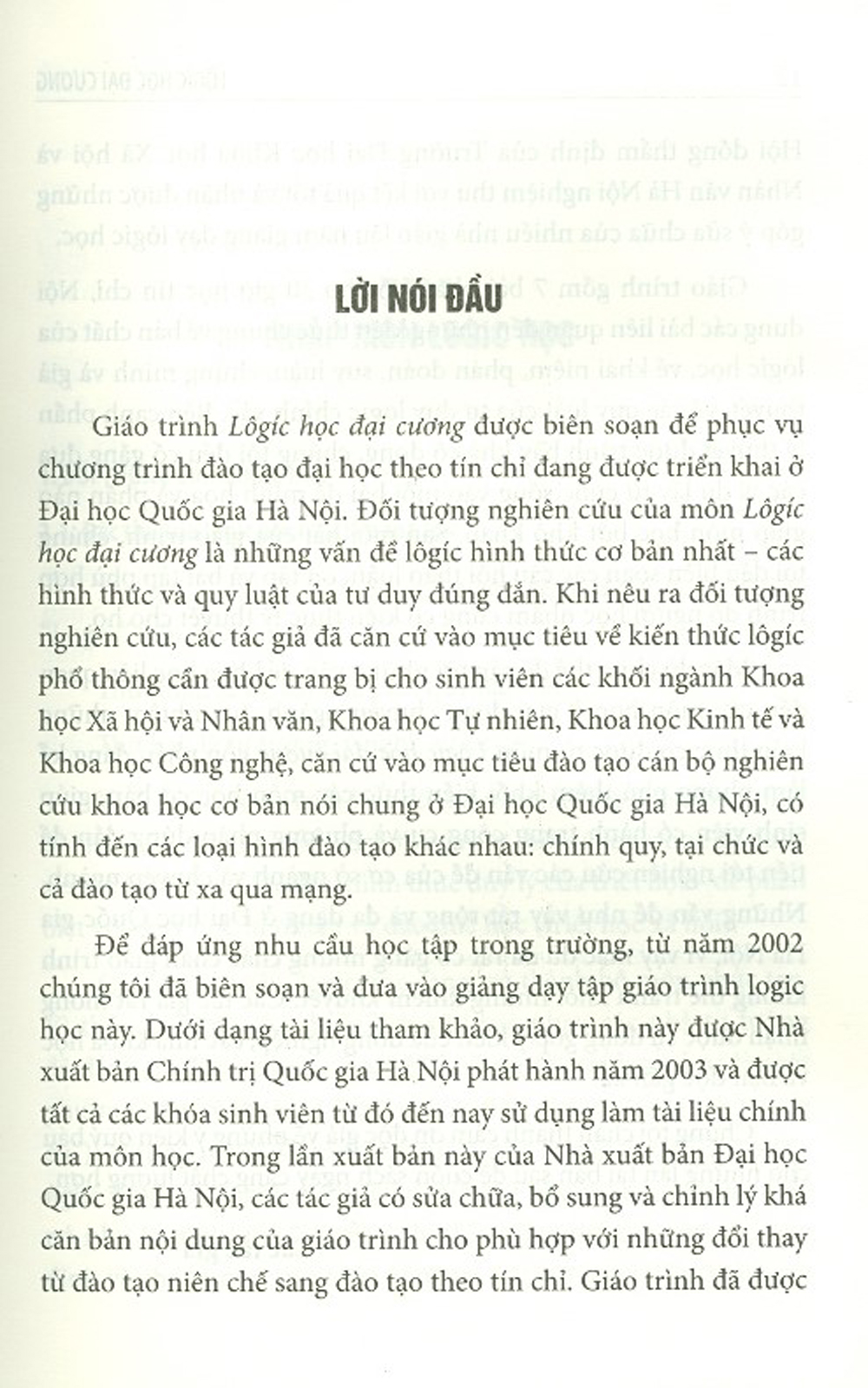 Lôgíc Học Đại Cương