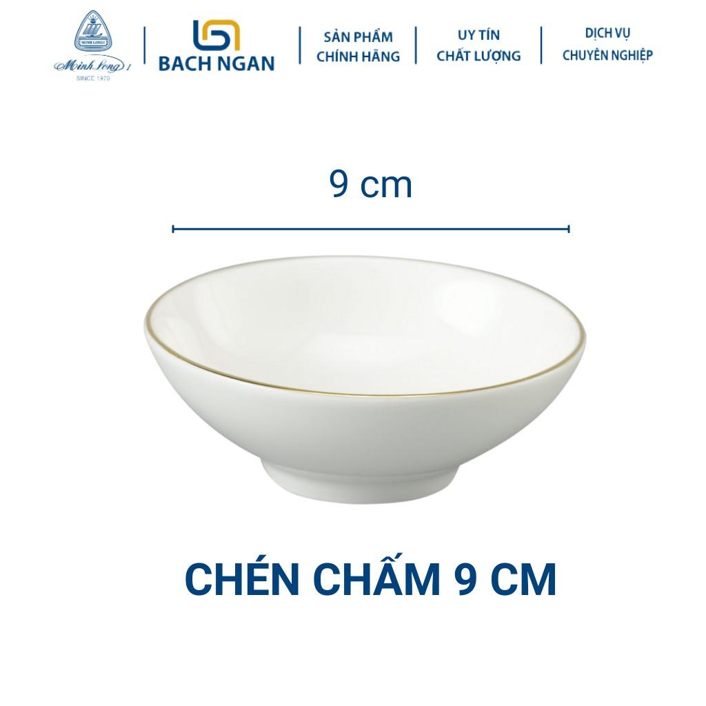 Bộ Chén Dĩa Cao Cấp Sứ Minh Long 22 sản phẩm Daisy IFP Viền Chỉ Vàng hàng sứ đẹp, sang trọng, quà tặng ý nghĩa