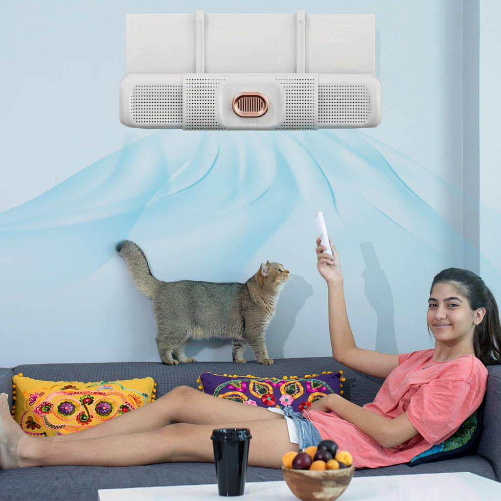 Phụ kiện chuyển hướng điều hòa không khí chống ngưng tụ có ngăn đựng tinh dầu Anti-Condensation Air Conditioner Air Diverter