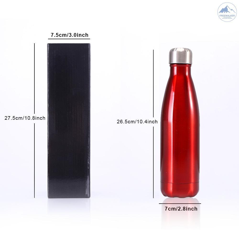 Bình Đựng Nước Giữ Nhiệt 500ml 12 Tiếng Bằng Thép Không Gỉ Có Thể Tái Sử Dụng