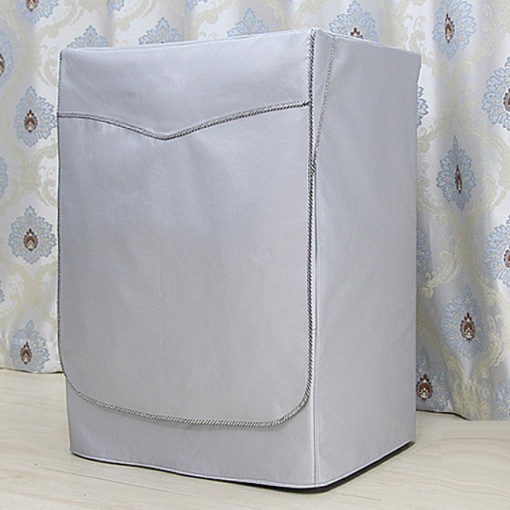 Anti-Dust Waterproof Zipper Top Or Strap On Drum Washing Machine Dryer Cover Protector Water Resistant 60 x 85cm