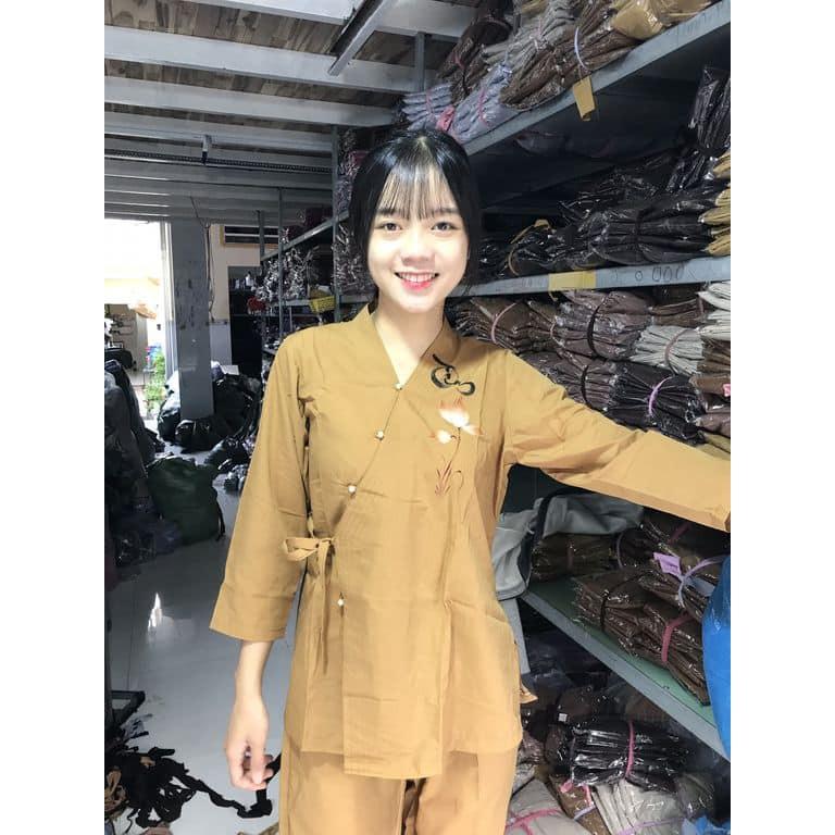 ĐỒ LAM ĐI CHÙA # ĐỒ ĐI CHÙA # PHÁP PHỤC PHẬT GIÁO #Nkật Vẽ kate 102