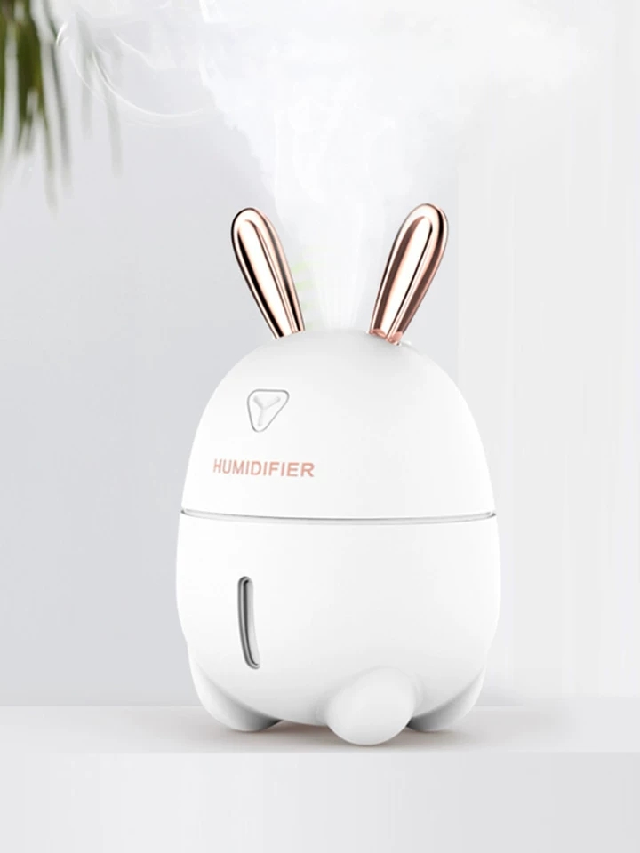 Máy phun sương hơi nước tạo ẩm hình tai thỏ có đèn Led Humidifier &amp; Rabbit