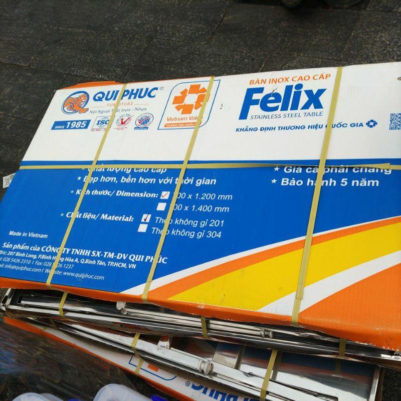 Bàn inox FELIX xếp Thái Lan cao cấp( 70×120cm,70×140cm,80×160cm,80×180cm)