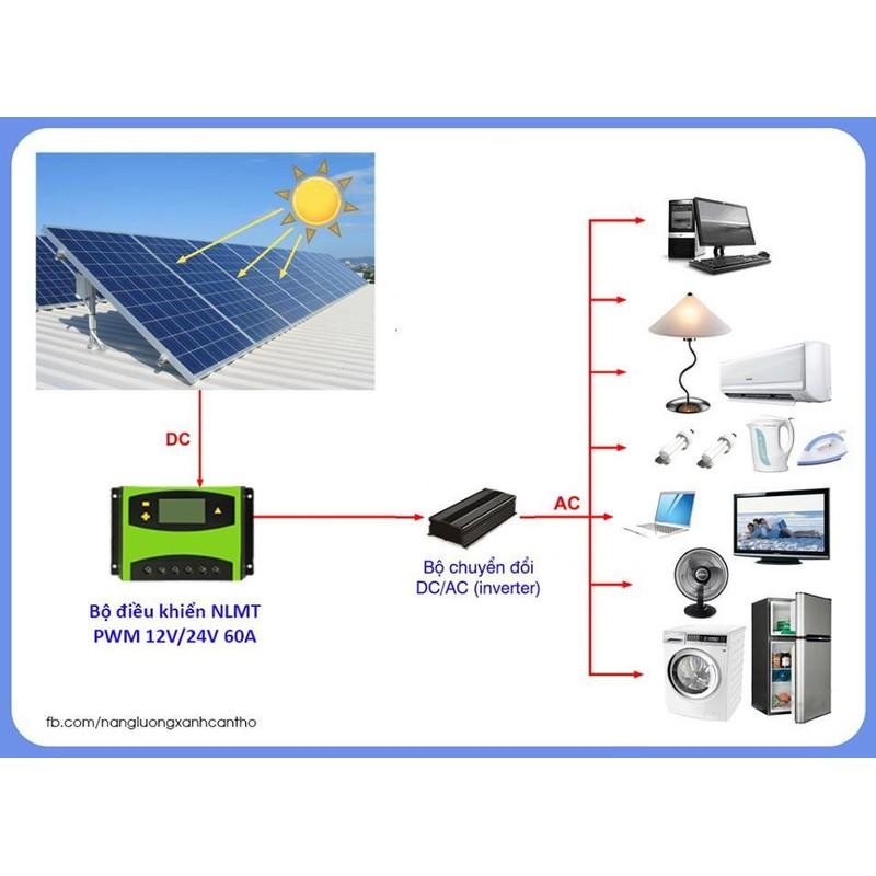 Bộ sạc năng lượng mặt trời - Bộ Điều khiển sạc pin năng lượng mặt trời 30A - LOẠI TỐT