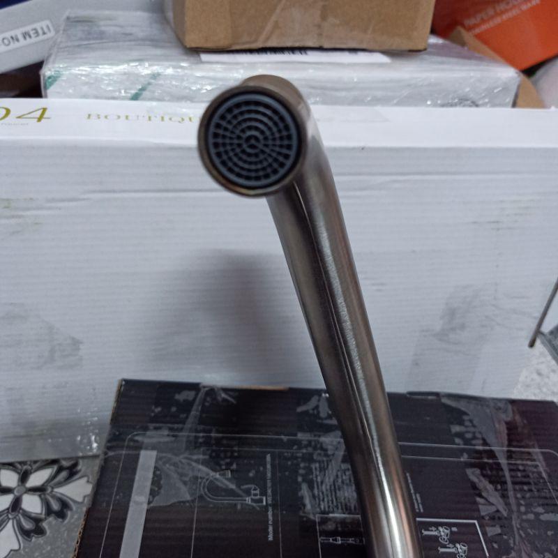 Vòi rửa chén Lạnh kiểu ống vuông góc ống phi 24mm gắn chậu rửa chén INOX SUS 304 cao cấp HPN-RC03