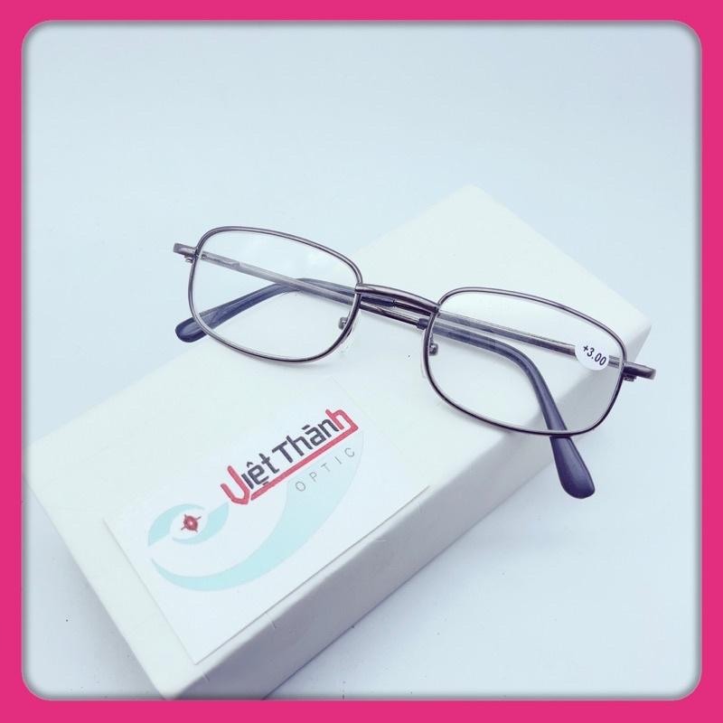 mắt kính lão kính viễn thị cho người già đọc sách VIỀN KIM LOẠI ĐEN MẮT NHỎ L11