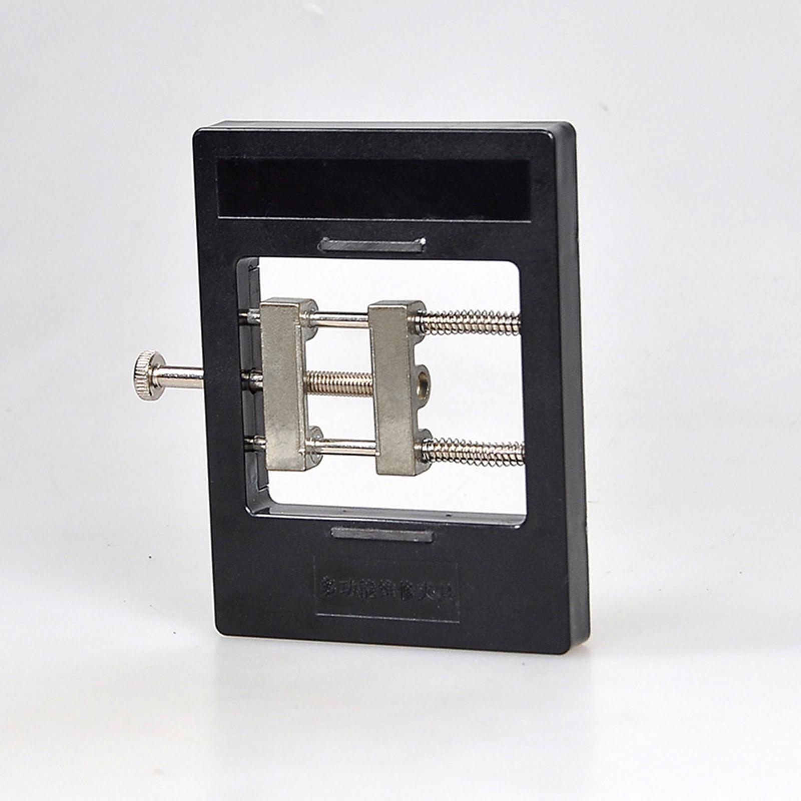 Air Heat Bracket Rack, Hot Air Heat Clamp with 2 Fixtures, Foldable Multipurpose, Adjustable Portable Hot Air Heat Stand for Desktop Soldering