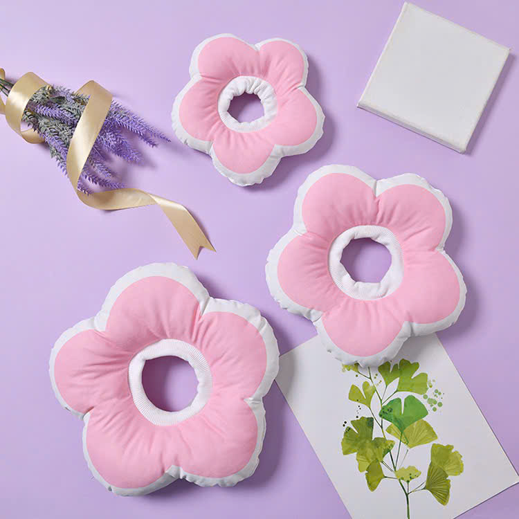 VÒNG CỔ THÚ CƯNG VÒNG CỔ LOA CHỐNG LIẾM CHO THỎ CHÓ MÈO BÔNG HOA DỄ THƯƠNG TỪ 0.5-5.5KG MÃ 10 CHO CHÓ MÈO THỎ