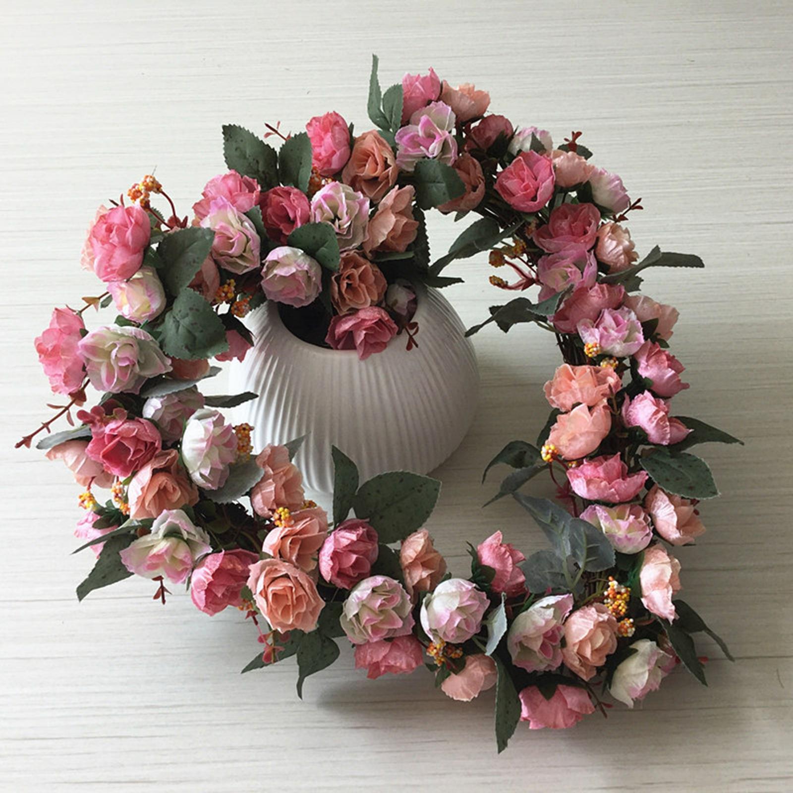 Wreath Artificial Front Door Garland for Party Ornaments