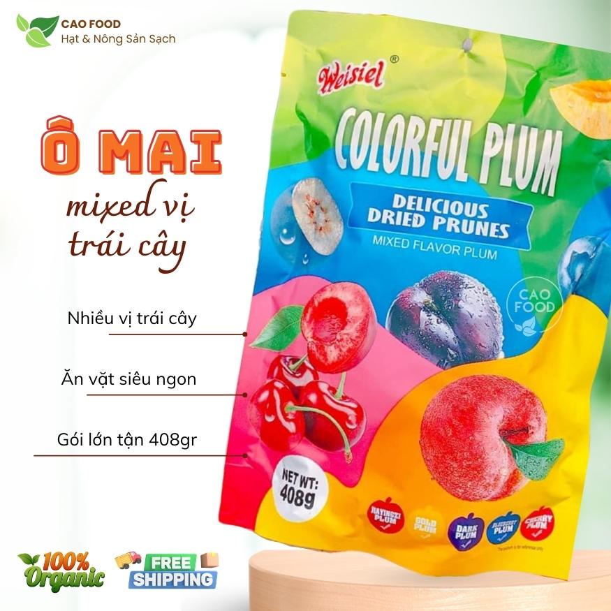 Ô mai Colorful Plum mixed đủ vị từ trái cây & ô mai chua ngọt tự nhiên - ăn vặt siêu ngon đỉnh phải thử