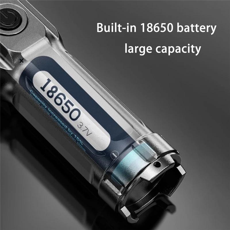 Đèn Pin Siêu Sáng 1200lumen Có Thể Sạc Lại Tiện Dụng