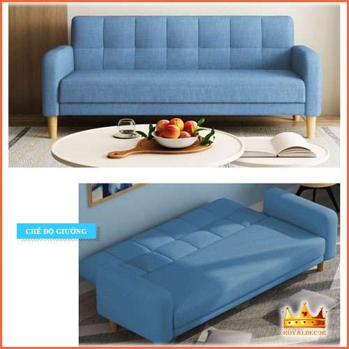 Ghế Sofa Giường Phòng Khách, Sofa Giường Thông Minh Gấp Gọn Chất Liệu Bọt Biển Cao Cấp - A02